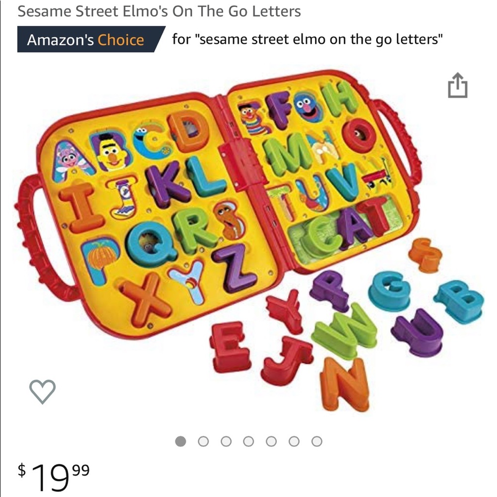 Elmo Alphabet toy